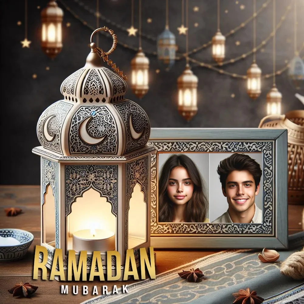 تركيب الصور على فوانيس رمضان اجمل الفريمات اون لاين