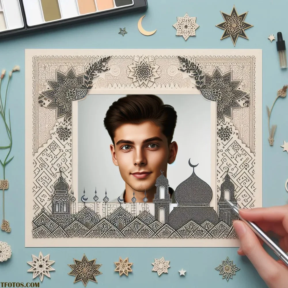 ركب صورتك على احلى فريمات اسلامية