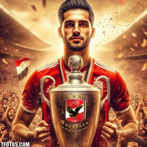 تركيب صورة الوجه على الصور لاعب النادى الاهلى
