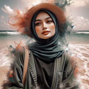 صورتك بخلفية البحر عن طريق تكنولوجيا تبديل الوجوه اون لاين