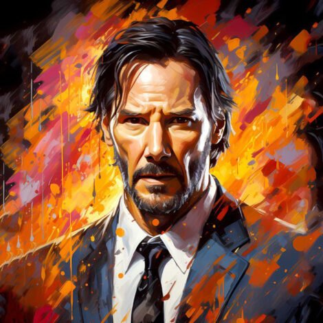 تركيب صور الوجوه بدون برامج اونلاين على صورة كيانو ريفز