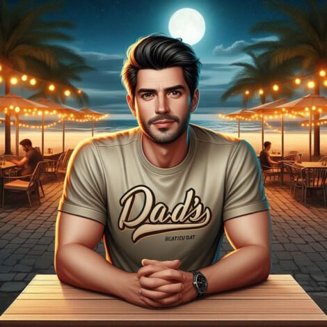 شاب فى ضوء القمر صورتك باستخدام الذكاء الصناعى لتبديل الوجوه