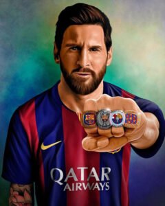 صورتك مكان ليو ميسي بتشيرت برشلونة ببرنامج تبديل الوجوه