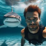 السباحة مع سمكة قرش ممكنة الان ببرنامج تبديل الوجوه