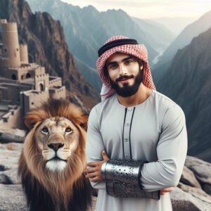 شاهد مظهرك اونت على قمة جبل وتاخذ صورة بجوار اسد ببرنامج تبديل الوجوه