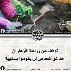 حكم عن الحياة: توقف عن زراعة الأزهار لمن لن يسقوها وقدر ذاتك